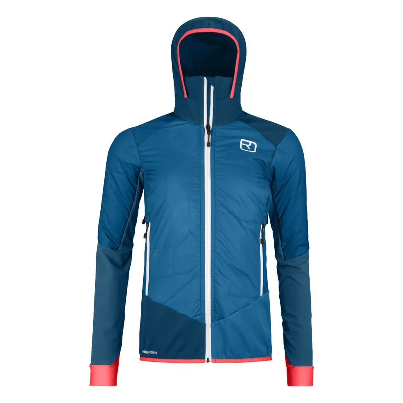 Koopje Damesjas Ortovox W‘s Col Becchei Hybride Jas Berg Blauw XS