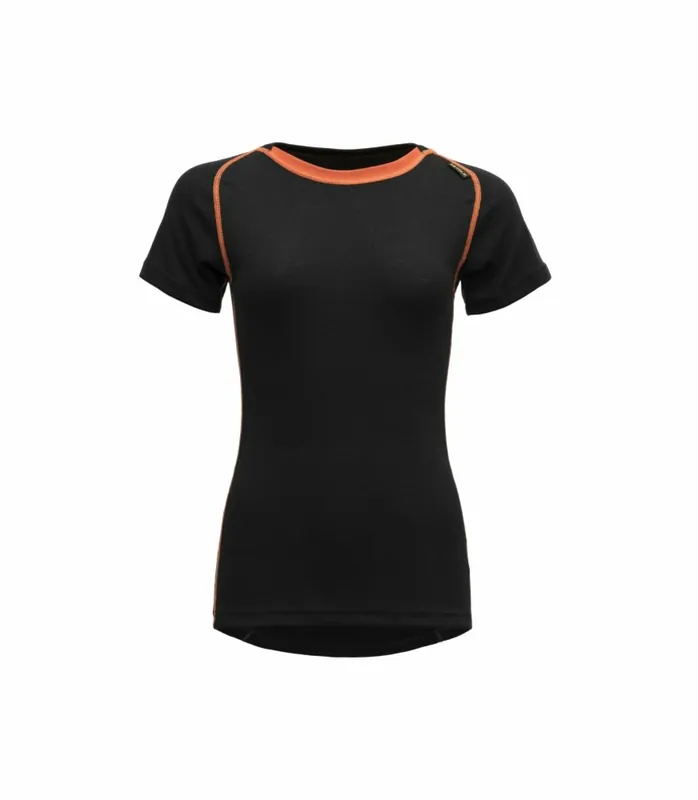 Actieprijs Dames T-shirt Devold Basic Dames T-shirt Zwart S