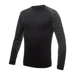 Lage Kosten Functioneel T-shirt met lange mouwen voor heren Sensor Impress Zwart/batik S