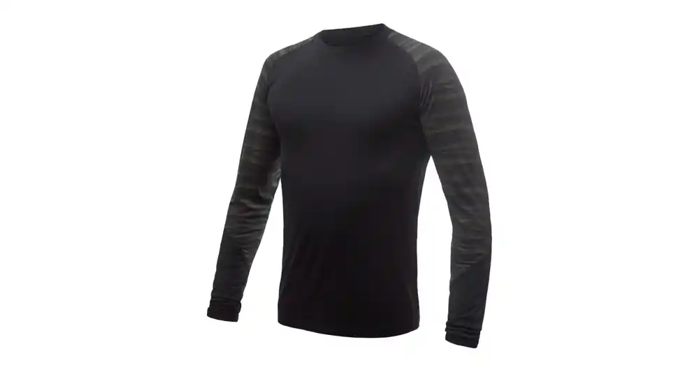 Lage Kosten Functioneel T-shirt met lange mouwen voor heren Sensor Impress Zwart/batik S