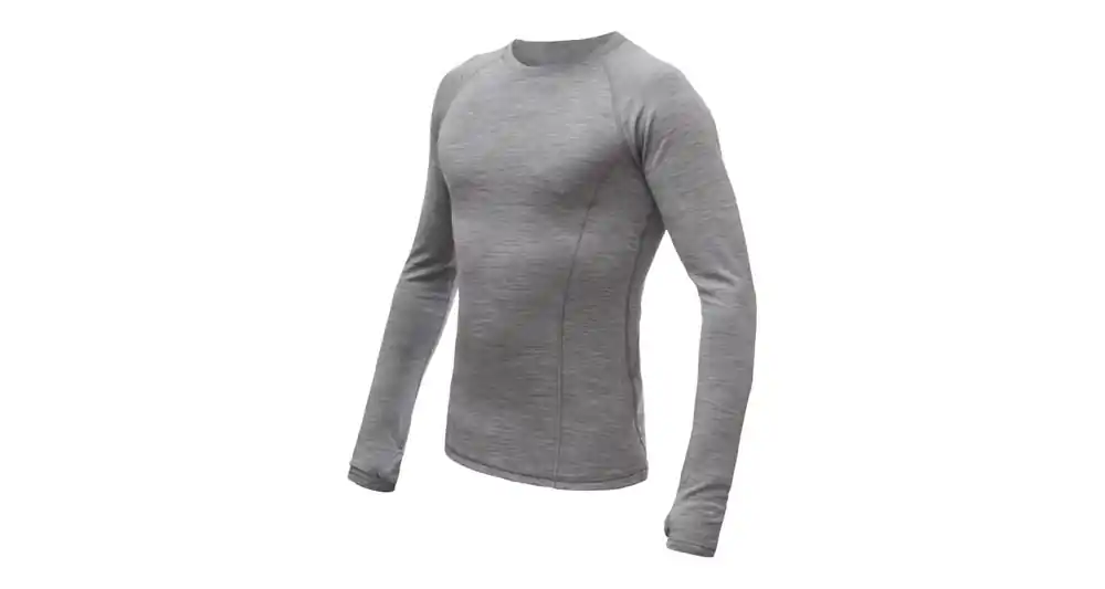 Fabrieksprijs Functioneel herenoverhemd met lange mouwen Sensor Merino Bold Grey S