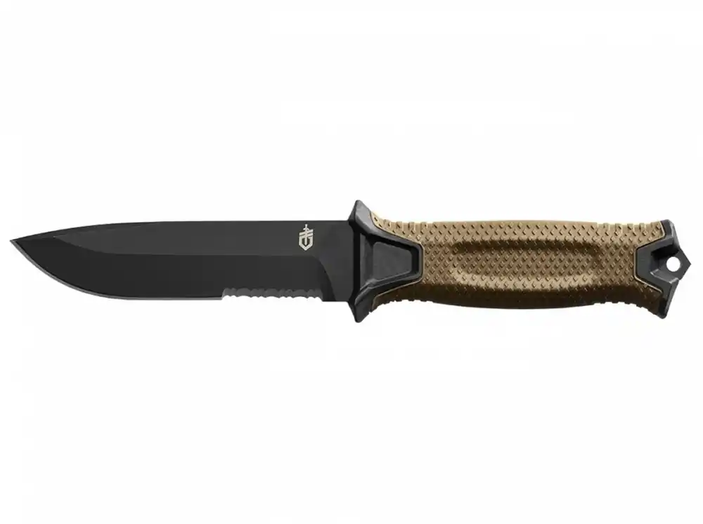 Mes Gerber Strongarm Fixed Coyote Serrated Alleen Vandaag