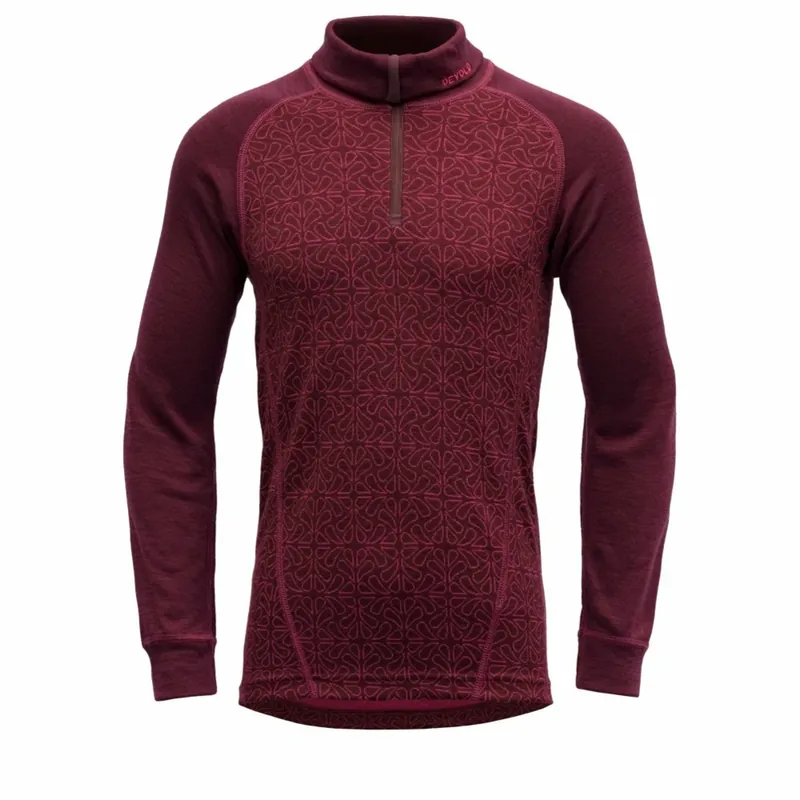 Merkproduct Kinderfunctionele coltrui Devold Duo Active Merino Zip Neck Junior Port 16