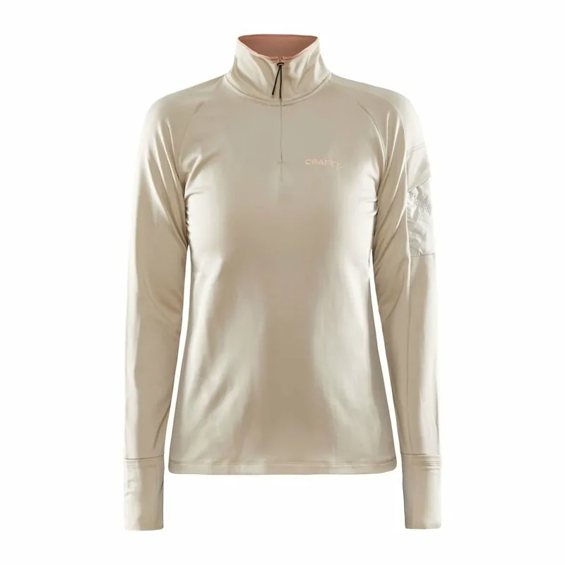 Functioneel dames T-shirt Craft Adv SubZ LS beige XS Veilige Betaling