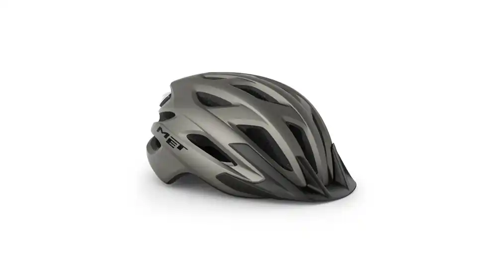 Rechtstreeks Van De Fabrikant Fietshelm MET Crossover titanium 60-64cm