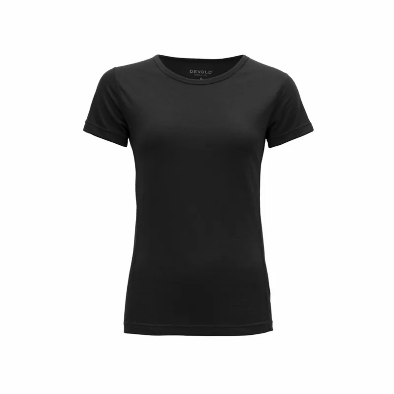 Alleen Vandaag Functioneel dames T-shirt Devold Breeze merino 150 T-shirt WMN Zwart XS