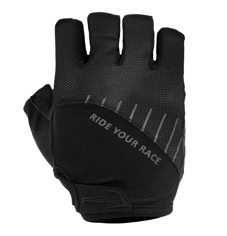 Heren fiets handschoenen R2 Vouk Zwart XS Lage Prijs