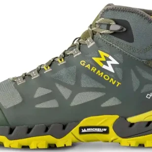 Trekkingschoenen voor heren Garmont 9.81 N AIR G 2.0 MID M GTX Olijfgroen/appelgroen 41 Korting