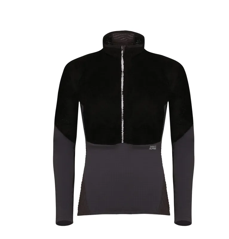 Dames sweatshirt Direct Alpine Aura Lady zwart/antraciet XS Favoriet