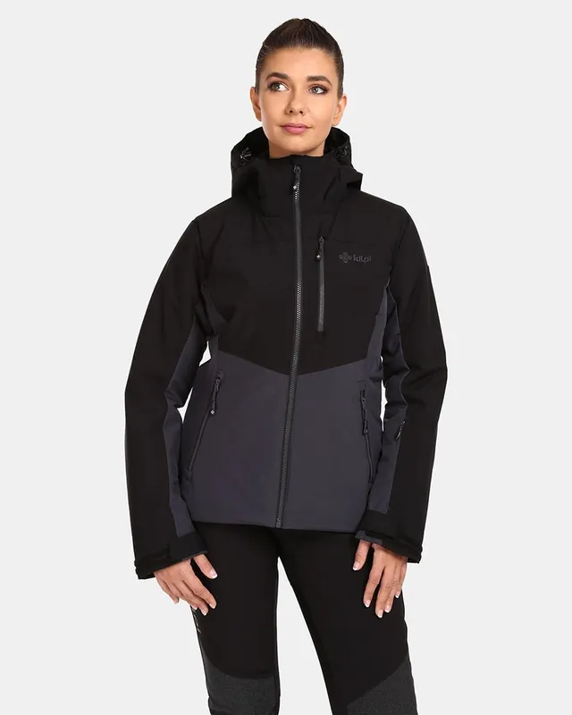 Dames ski-jack Kilpi Flip-W Zwart XS Hete Deal