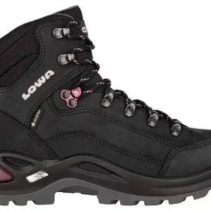 Uitverkoop Dames enkellaarsjes Lowa Renegade GTX Mid W‘s zwart/prune 36.5