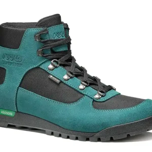 Shop Nu Heren enkellaarsjes Asolo Supertrek GTX MM petroleum/zwart 42