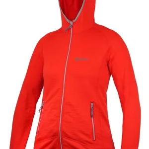 Exclusieve Aanbieding Damesjas / sweatshirt Warmpeace Rigby Lady Poppy rood XS