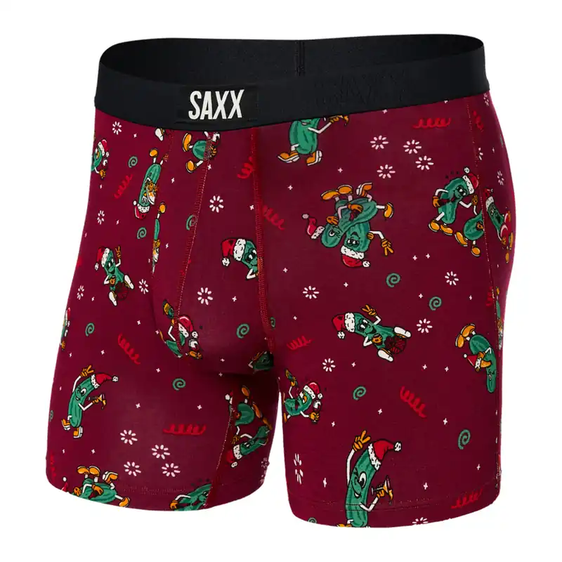 Beste Prijs Herenboxer SAXX Viber Super Soft BB ingelegde merlot M