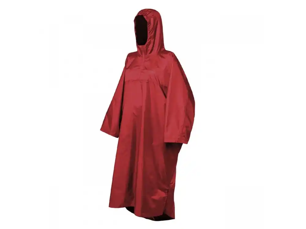 Regenjas Trekmates Deluxe Poncho rood Betaalbaar