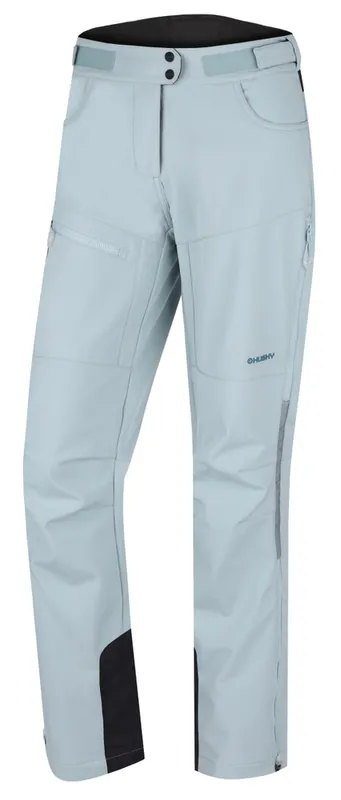 Meest Verkocht Warme softshellbroek voor dames Husky Keson L faded mint XS