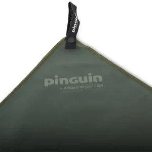 Snel drogende handdoek Pinguin Micro Towel Logo grijs S Gratis Retour
