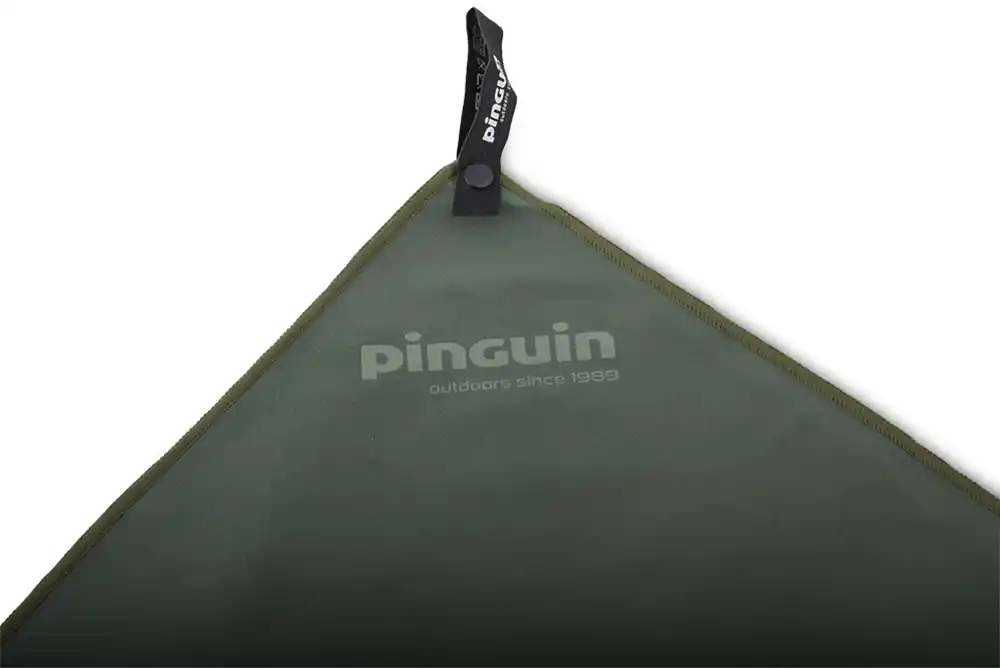 Snel drogende handdoek Pinguin Micro Towel Logo grijs S Gratis Retour