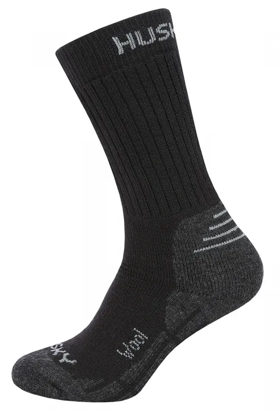 Kinderwollen sokken Husky All-Wool zwart XS(30-32) Express Levering