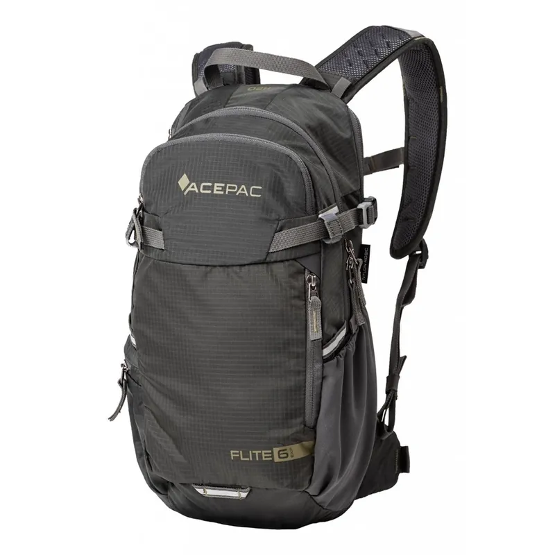 Kinderfietsrugzak AcePac Flite 6L EXP MKIII grijs Direct Beschikbaar