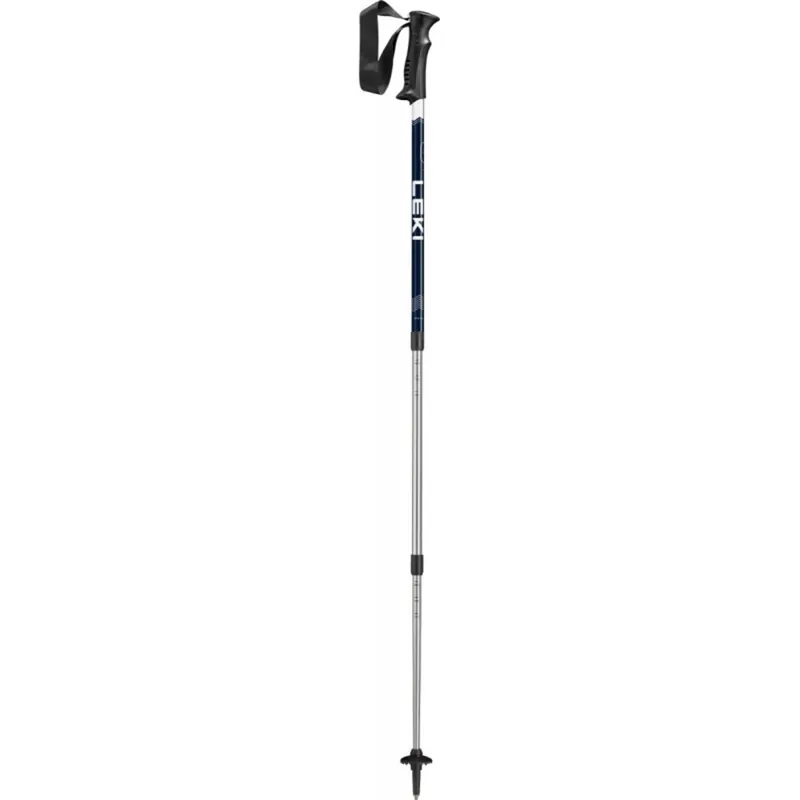 Alleen Vandaag Telescopische wandelstokken Leki Eagle middernachtblauw donker metallic-wit 110-145cm