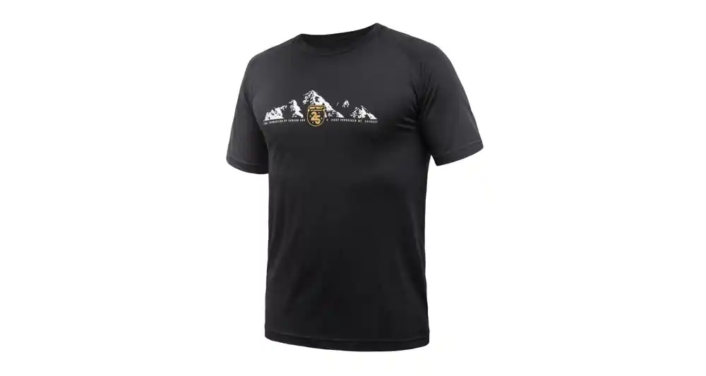 Superprijs Heren T-shirt Sensor Merino Air RJ Everest zwart S