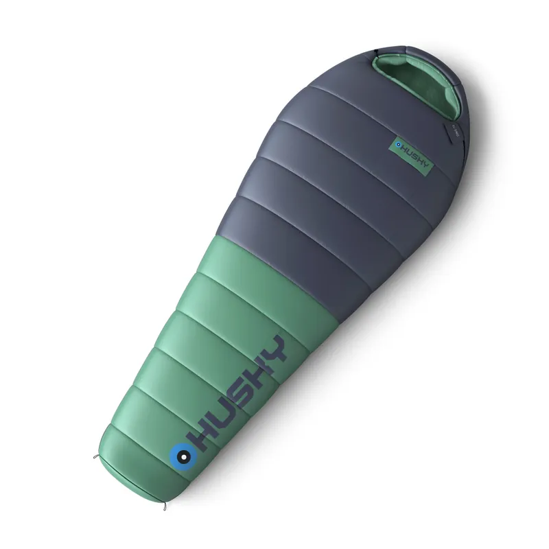 Nu Kopen Lichtgewicht dons slaapzak Husky Dinis blauw/mint