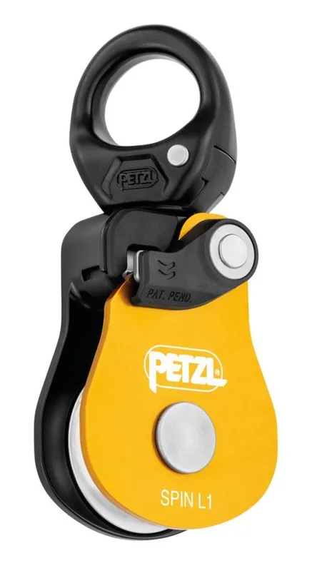 Merkproduct Katrol Petzl Spin L1 geel