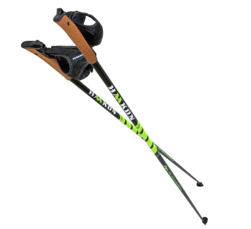 Beste Prijs Nordic Walking stokken HAAKON Neon 112,5 cm