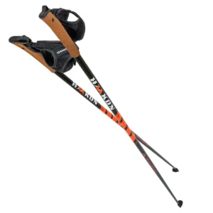 Nordic Walking stokken HAAKON Oranje 115 cm Betaalbaar