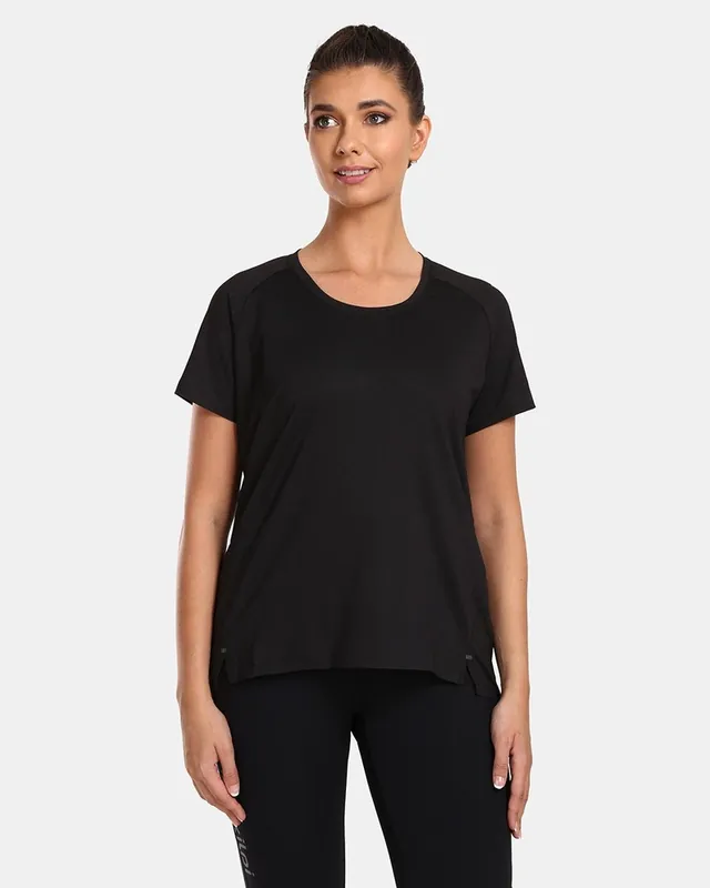 Populair Dames T-shirt Kilpi Lime-W ZWART XS