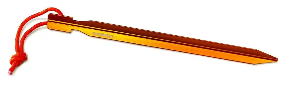 Seizoensaanbieding Duralumin tentharingen Warmpeace "Y" 6 stuks