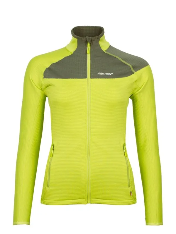 Dames sweatshirt High Point Cascade Lady Sweatshirt Felgroen/Khaki XS Direct Beschikbaar