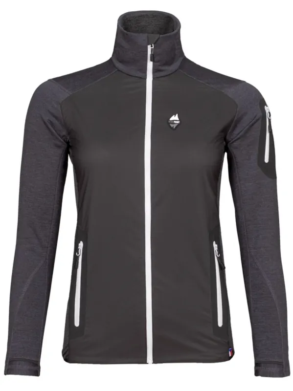Beperkt Aanbod Damesjas High Point Merino Alpha Lady Zwart / Antraciet S