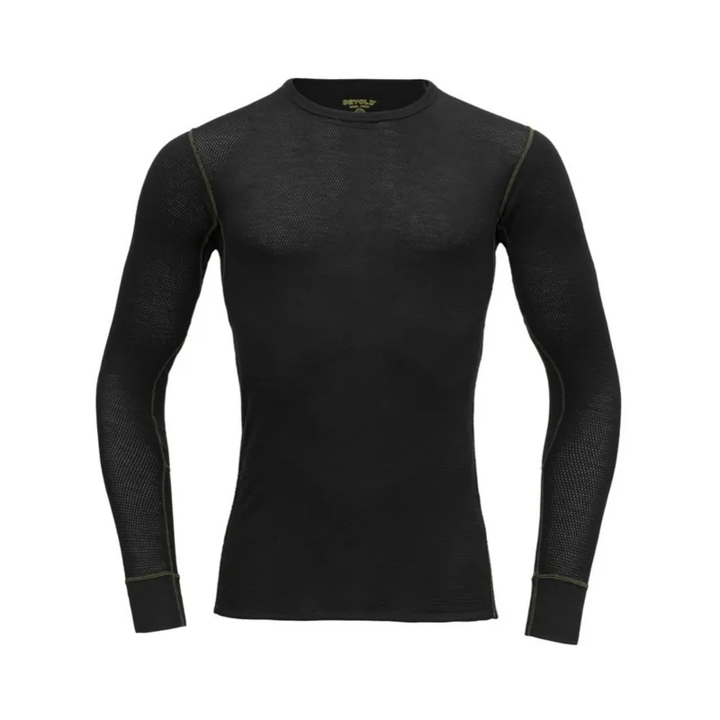 Heren merino shirt Devold Woll Mesh 190 Shirt Man kaviaar S Beperkt Aanbod