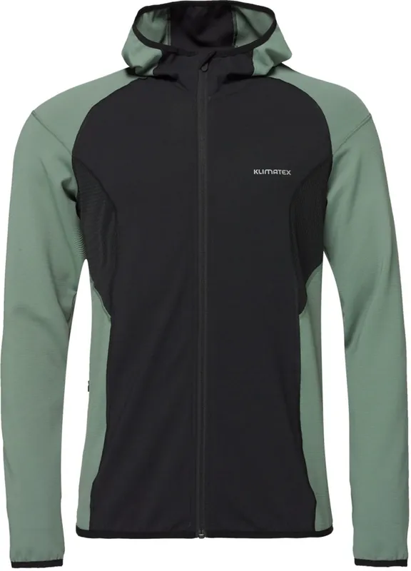 Koop Vandaag Functionele sweatshirt voor heren Klimatex Alaric olijf/zwart S