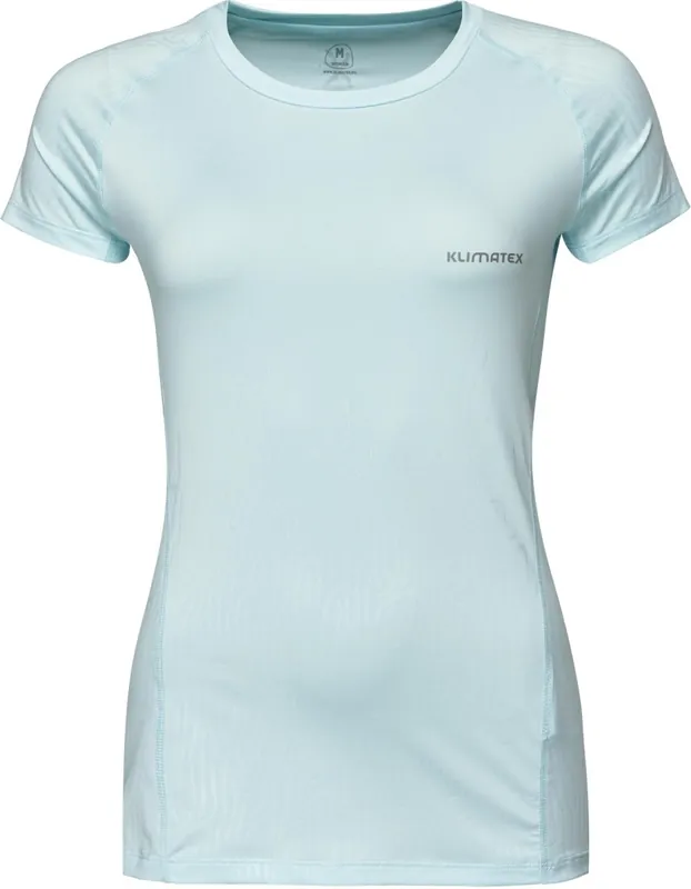 Betaalbaar Dames hardloopshirt Klimatex Sansa lichtblauw S