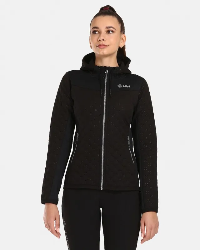 Dames sweatshirt Kilpi Nevia-W ZWART S Must-Have