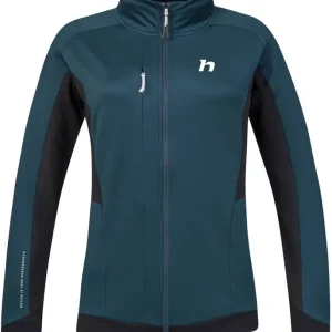 Superprijs Dames sweatshirt Hannah Nela gelaagd zee/antraciet S