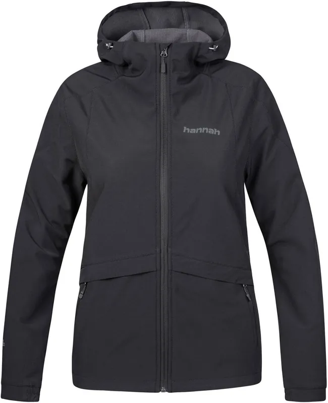 Tijdelijk Beschikbaar Softshelljack voor dames Hannah Bria antraciet S