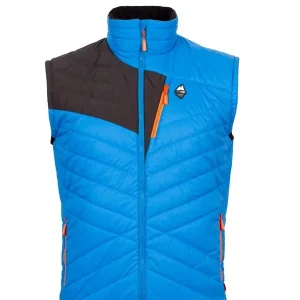 Dagaanbieding Heren HighPoint Telos donsvest blauw/zwart S