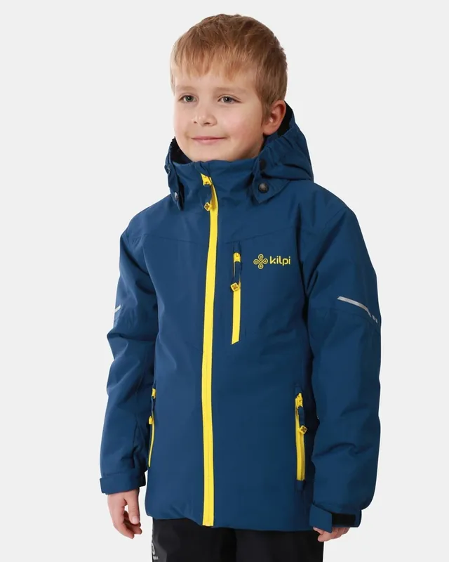 Jongens ski-jas Kilpi Ferden-JB donkerblauw 122 Veilige Betaling