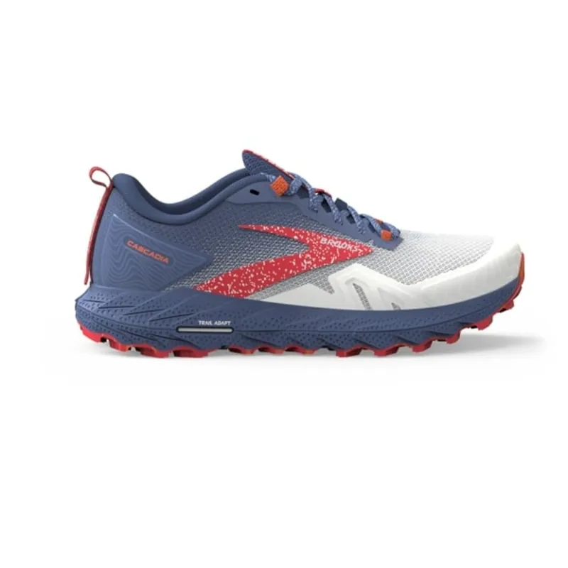 Actieprijs Dames trailschoenen Brooks Cascadia 17 W blauw-wit 38