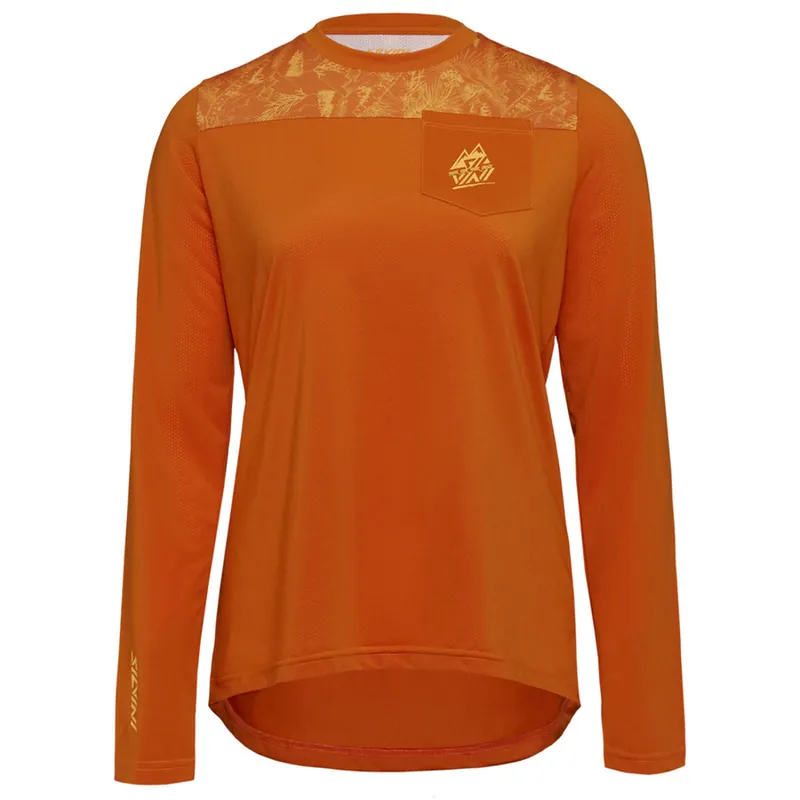 Hete Deal Damesshirt met lange mouwen Silvini Ella WD2036 oranje XS