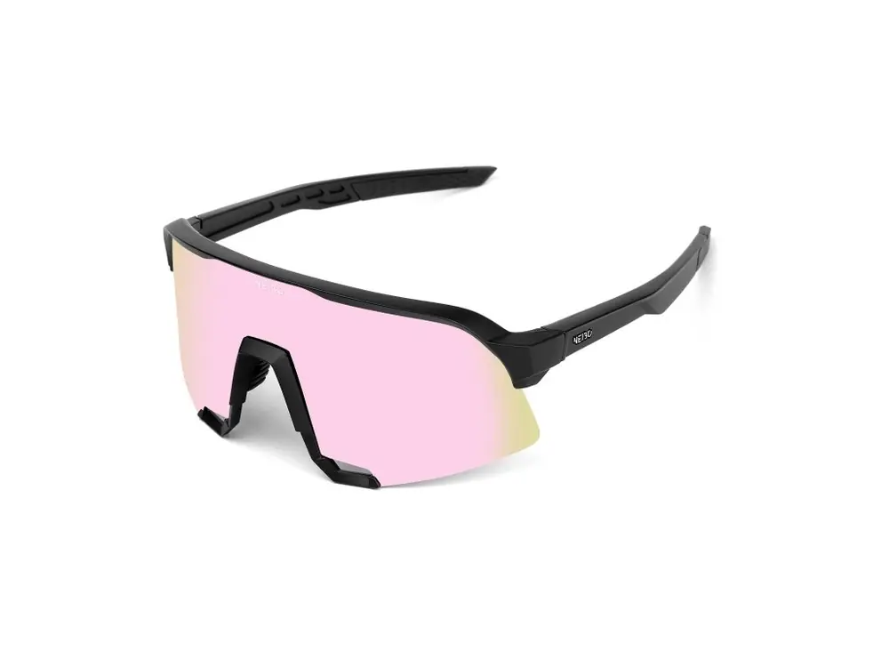 Seizoensaanbieding Sportbril NEIBO Hawk Zwart/roségoud