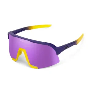Sportbril NEIBO Hawk Purple,geel/paars Direct Verzonden