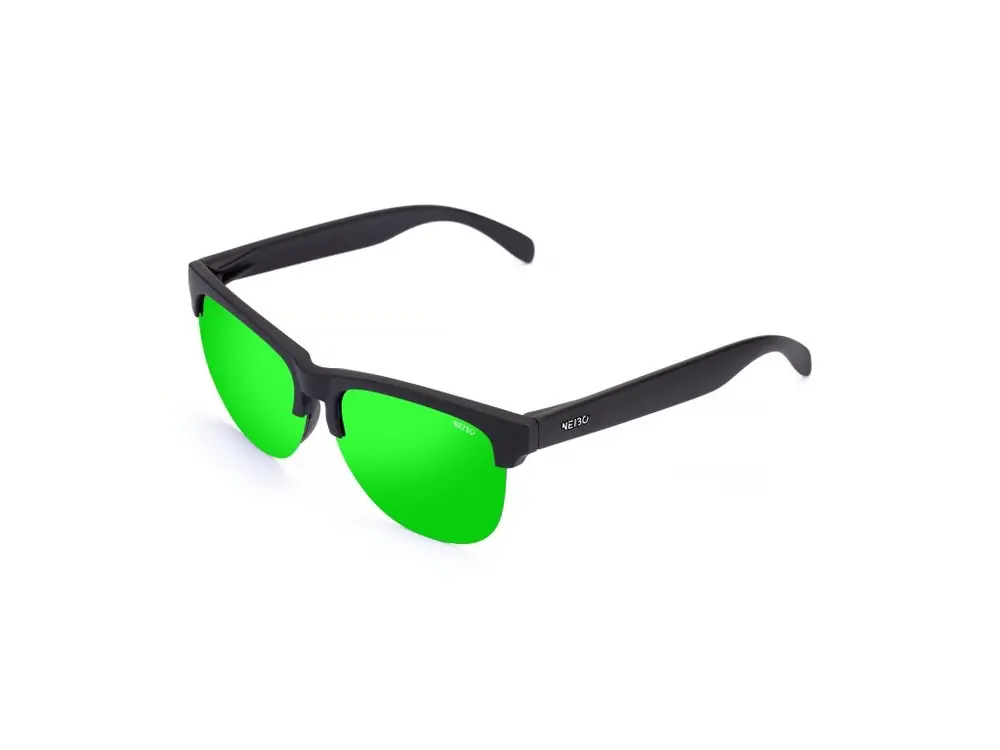 Fabrieksprijs Zonnebril NEIBO Origin half Zwart/groen
