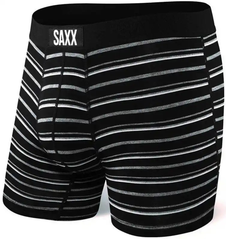 Nieuw Herenboxer SAXX Viber Super Soft BB zwarte kuststreep S