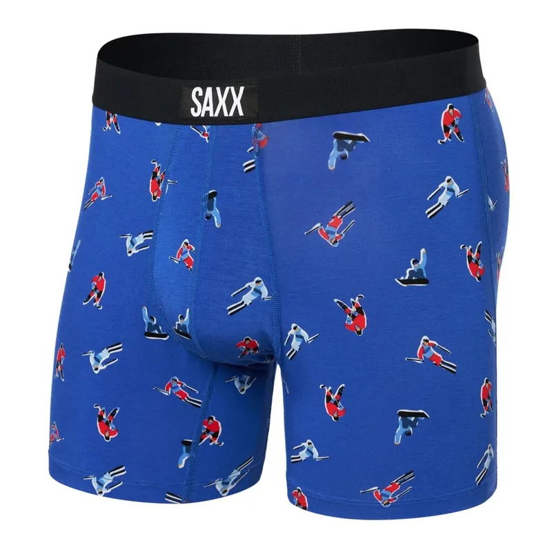 Herenboxershort SAXX Vibe Super Soft Boxer Brief winter action-sport blauw L Express Levering