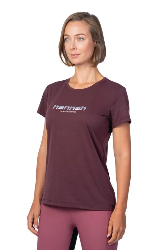 Goedkoop Dames T-shirt Hannah Cordy rood mahonie S